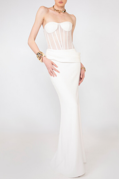 Zenobo Mesh Corset & Skirt Set